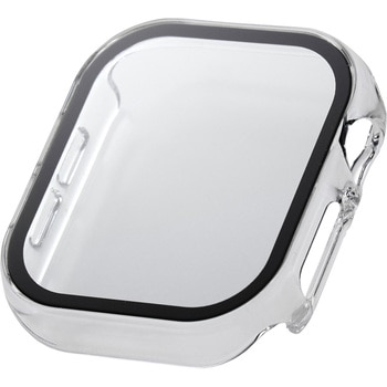 アップルウォッチ カバー Series 10 [42mm] フルカバー ゴリラガラス 表面硬度10H 全面保護 2重構造 エレコム
