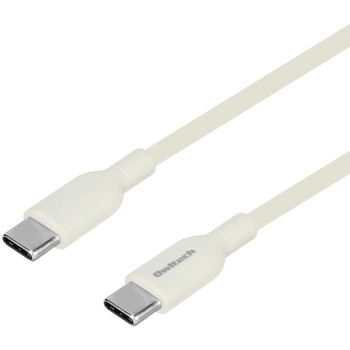 やわらかくて丈夫 耐屈曲1.5万回以上 PD60W充電/データ転送 USB Type-C to USB Type-C ケーブル 0.5m キナリ色 OWLTECH(オウルテック)