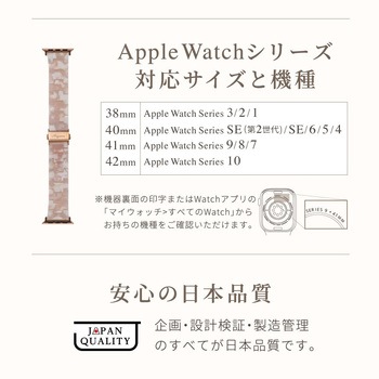 Apple Watch(40/41/42mm)用キャンディレジンストラップ 『Mignonne(ミニョン)』シリーズ OWLTECH(オウルテック)
