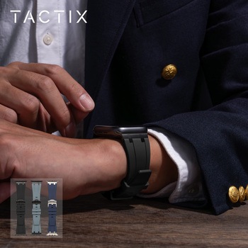Apple Watch(44/45/46/49mm)用タクティカルシリコンラバーバンド 『TACTIX(タクトナイン)』シリーズ OWLTECH(オウルテック)