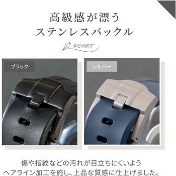 Apple Watch(44/45/46/49mm)用タクティカルシリコンラバーバンド 『TACTIX(タクトナイン)』シリーズ OWLTECH(オウルテック)