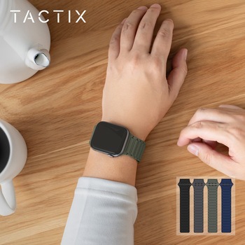 Apple Watch(44/45/46/49mm)用ハイパーマグネティックシリコンバンド 『TACTIX(タクトナイン)』シリーズ OWLTECH(オウルテック)