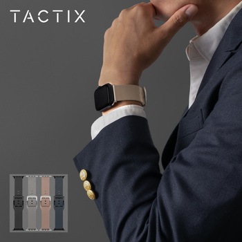 Apple Watch(40/41/42mm)用ジェニュインレザーループ 『TACTIX(タクトナイン)』シリーズ - OWLTECH(オウルテック)