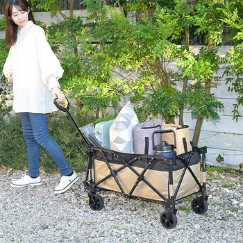 アウトドアワゴン 65L わずか5.4kg 軽量 YAMAZEN(山善)