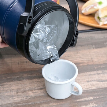 真空 アイスコンテナ 5L アウトドア キャンプ 氷 保冷 YAMAZEN(山善)
