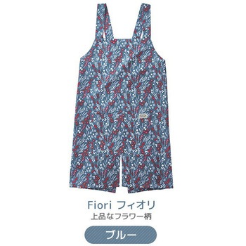 エプロン ミトン付き ポケット付き かぶるだけ 綿100% レップ