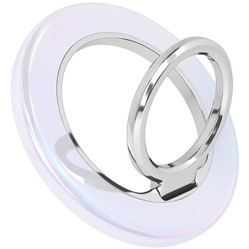 スマホリングスタンド Magsafe対応 マグネット式 360度回転 全4色 オーロラ(MOT-SRING01) MOTTERU