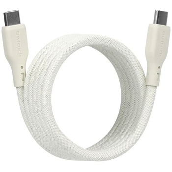 磁力でまとまる PD60W充電/データ転送 USB Type-C to USB Type-C マグネットケーブル キナリ色モデル OWLTECH(オウルテック)