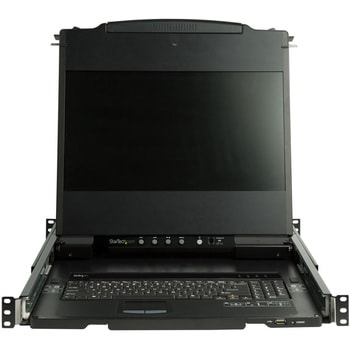KVMコンソール/ラックマウント型/1ポート/17インチLCDモニター/1U/DVI・VGA/1080p/USB対応/MTBF 44230時間/ケーブル付属/KVMコンソールドロワー StarTech.com