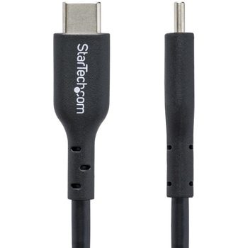 USB-C充電ケーブル/3m/USB 2.0/60W 3A/USB Power Delivery 2.0/オス-オス/ブラック/PD対応 ノートパソコン用 Type-C データ転送同期 高速充電コード StarTech.com