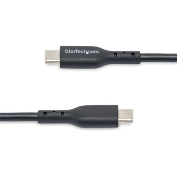 USB-C充電ケーブル/3m/USB 2.0/60W 3A/USB Power Delivery 2.0/オス-オス/ブラック/PD対応 ノートパソコン用 Type-C データ転送同期 高速充電コード StarTech.com