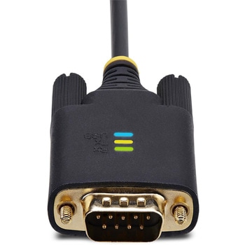 USB - RS232Cシリアル変換ケーブル/ストレート/USB 2.0接続/2m/1ポート/オス-オス/FTDI FT232R/ESD保護/各種OS/DB9 StarTech.com