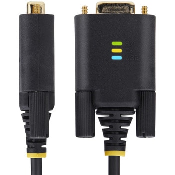 USB - RS232Cシリアル変換ケーブル/クロス/USB 2.0接続/2m/1ポート/オス-メス/FTDI FT232R/ESD保護/各種OS/DB9 StarTech.com