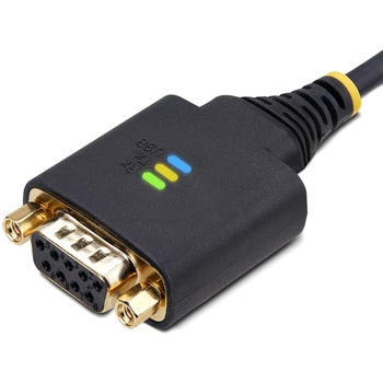 USB - RS232Cシリアル変換ケーブル/クロス/USB 2.0接続/2m/1ポート/オス-メス/FTDI FT232R/ESD保護/各種OS/DB9 StarTech.com