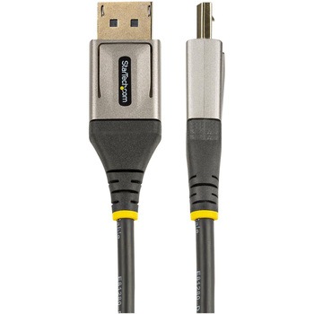 DisplayPort 1.4ケーブル/30cm/8K60Hz 4K120Hz/32.4Gbps HBR3/HDR10/32chオーディオ/HDCP 2.2/抜け防止/オス-オス/ブラック/DP モニターケーブル StarTech.com