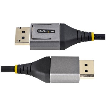 DisplayPort 1.4ケーブル/30cm/8K60Hz 4K120Hz/32.4Gbps HBR3/HDR10/32chオーディオ/HDCP 2.2/抜け防止/オス-オス/ブラック/DP モニターケーブル StarTech.com