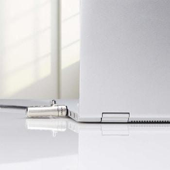 セキュリティーワイヤーロック/1.5m/4桁ダイヤル錠/スリムタイプ/Noble Wedgeスロット対応/ノートPC ノートブックパソコン用 盗難防止ケーブル コンビネーション錠 StarTech.com