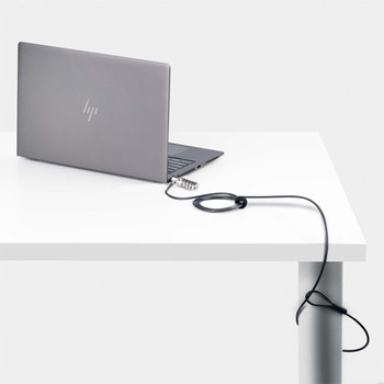 セキュリティーワイヤーロック/1.5m/4桁ダイヤル錠/スリムタイプ/Noble Wedgeスロット対応/ノートPC ノートブックパソコン用 盗難防止ケーブル コンビネーション錠 StarTech.com