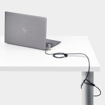 セキュリティーワイヤーロック/2m/4桁ダイヤル錠/標準、Noble Wedge、Nano Saverスロット対応/盗難対策 PC パソコンロック ケーブル コンビネーション錠 StarTech.com