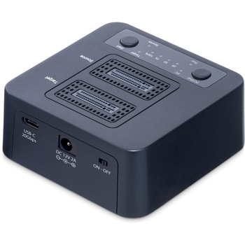 M.2 NVMe SSDスタンド/1対1/独立型 コピー機/最大90GBpm/USB 3.2 Type-A Type-C接続対応(20Gbps)/デュアルベイ クローン デュプリケーター StarTech.com