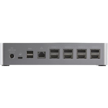 ドッキングステーション/USB-C接続/4画面/4K60Hz HDMI & DiplayPort/100W USB PD/1x USB-C + 3x USB-A/ギガビット有線LAN/Windows & Mac対応/多機能Type-Cハブ StarTech.com