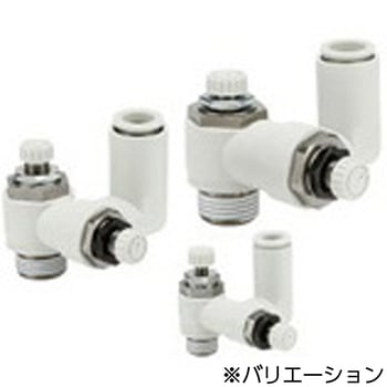 ワンタッチ継手付 デュアルスピードコントローラ ASD-A Series SMC