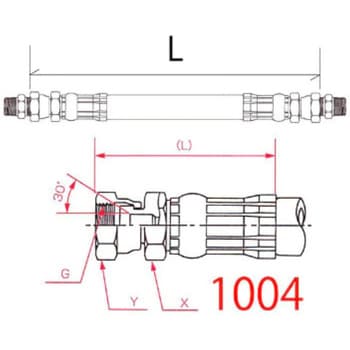 NWP70-38 SUS1004+1013=1004+1013 レベックス NWP70 38 (両端金具