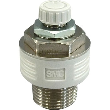 サイレンサ付排気絞り弁 (ASN2-～) SMC