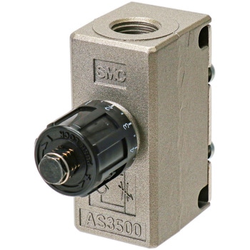 標準タイプスピードコントローラインラインタイプ(プッシュロック方式 )(AS3500-～) SMC
