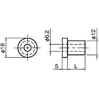 ブッシュ(ピークブッシュ) PE6212-0000L 廣杉計器