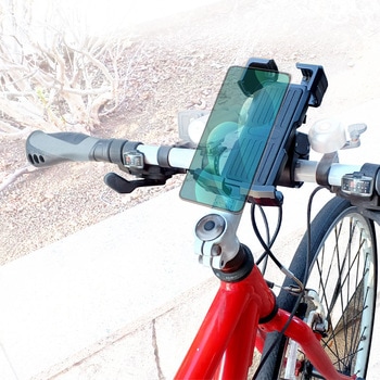 自転車/バイク用(手帳型対応)スマートフォンホルダー エアージェイ
