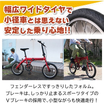 16インチ折畳み自転車RD(ロック付) FIELD CHAMP