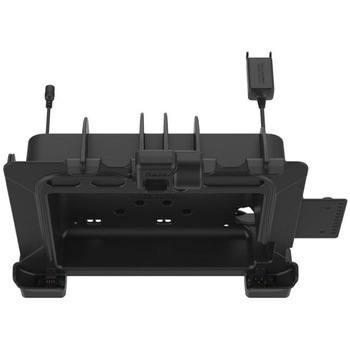 Zebra ET8x専用ホルダー パワージャック/デュアルポート付 ボール無 RAM-HOL-ZE22PD2U ラムマウント
