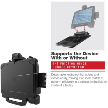 Zebra ET8x専用ホルダー パワージャック付 ボール無 RAM-HOL-ZE22PU ラムマウント