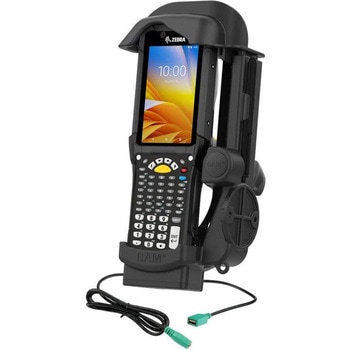 Zebra MC9300シリーズ専用ホルダー パワージャック/シングルポート ボール無 RAM-HOL-ZE32PDU ラムマウント
