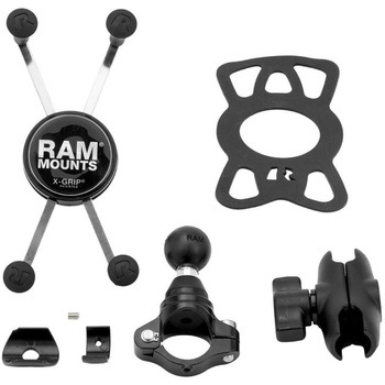 Xグリップ(M)&PLOT防振クランプセット(ショートアーム) 1インチボール RAM-PL9 ラムマウント