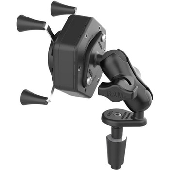 防振Xグリップ(S)&フォークステムベースセット(ショートアーム) 内径Φ12-38mm対応 1インチボール 【Vibe-Safe】 RAM-B-176-A-UN7-462 ラムマウント