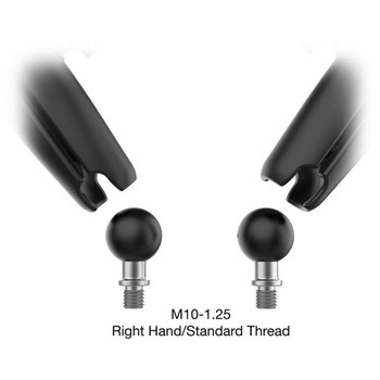 タフミラー(ロングアーム/M10xP1.25用) 左右セット 1インチボール RAM-B-349-C-465RL ラムマウント