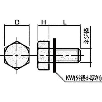 樹脂ネジ(PPSボルト) PSBT-0400-T - 廣杉計器