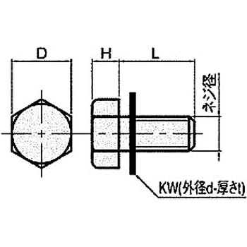 樹脂ネジ(PVDFボルト) PVBT-0000-T 廣杉計器