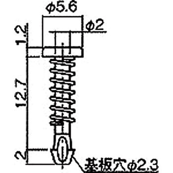 ナイロン ファンスナップリベット/NSR 廣杉計器