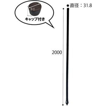 アメリカンフェンス 杭 ブラック ダイマツ