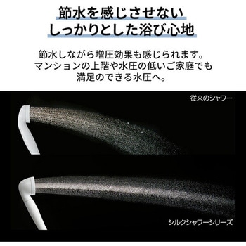 シャワーヘッド シルクシャワーシリーズ01 スタンダード 節水率最大50% アラミック