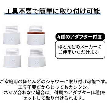 シャワーヘッド シルクシャワーシリーズ01 スタンダード 節水率最大50% アラミック