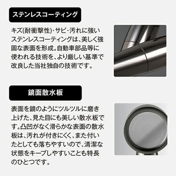 シャワーヘッド シルクシャワーシリーズ02 スタイリッシュ 節水率最大50% アラミック