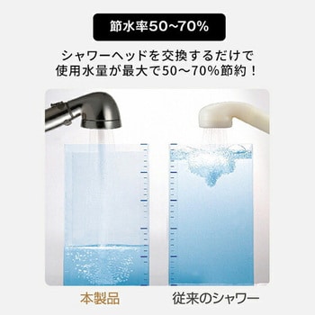 シャワーヘッド シルクシャワーシリーズ04 高節水 スタイリッシュ 節水率最大70% 手元ボタン 水流調節 アラミック