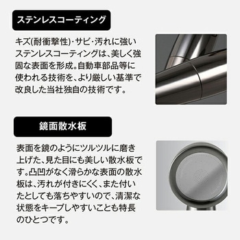 シャワーヘッド シルクシャワーシリーズ04 高節水 スタイリッシュ 節水率最大70% 手元ボタン 水流調節 アラミック