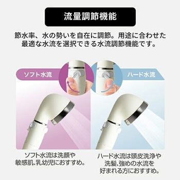 シャワーヘッド シルクシャワーシリーズ07 絹水流 高節水 節水率最大70% 手元ボタン 水流調節 アラミック
