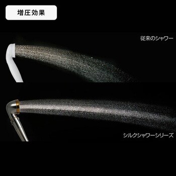 シャワーヘッド シルクシャワーシリーズ09 ビタミンシャワー シャワーヘッド ビタミンCボール2個付き アラミック