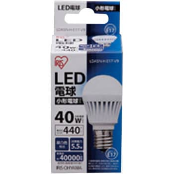 楽天市場】電球 LED E17 40W 調光器対応 電球色 昼白色 アイリス